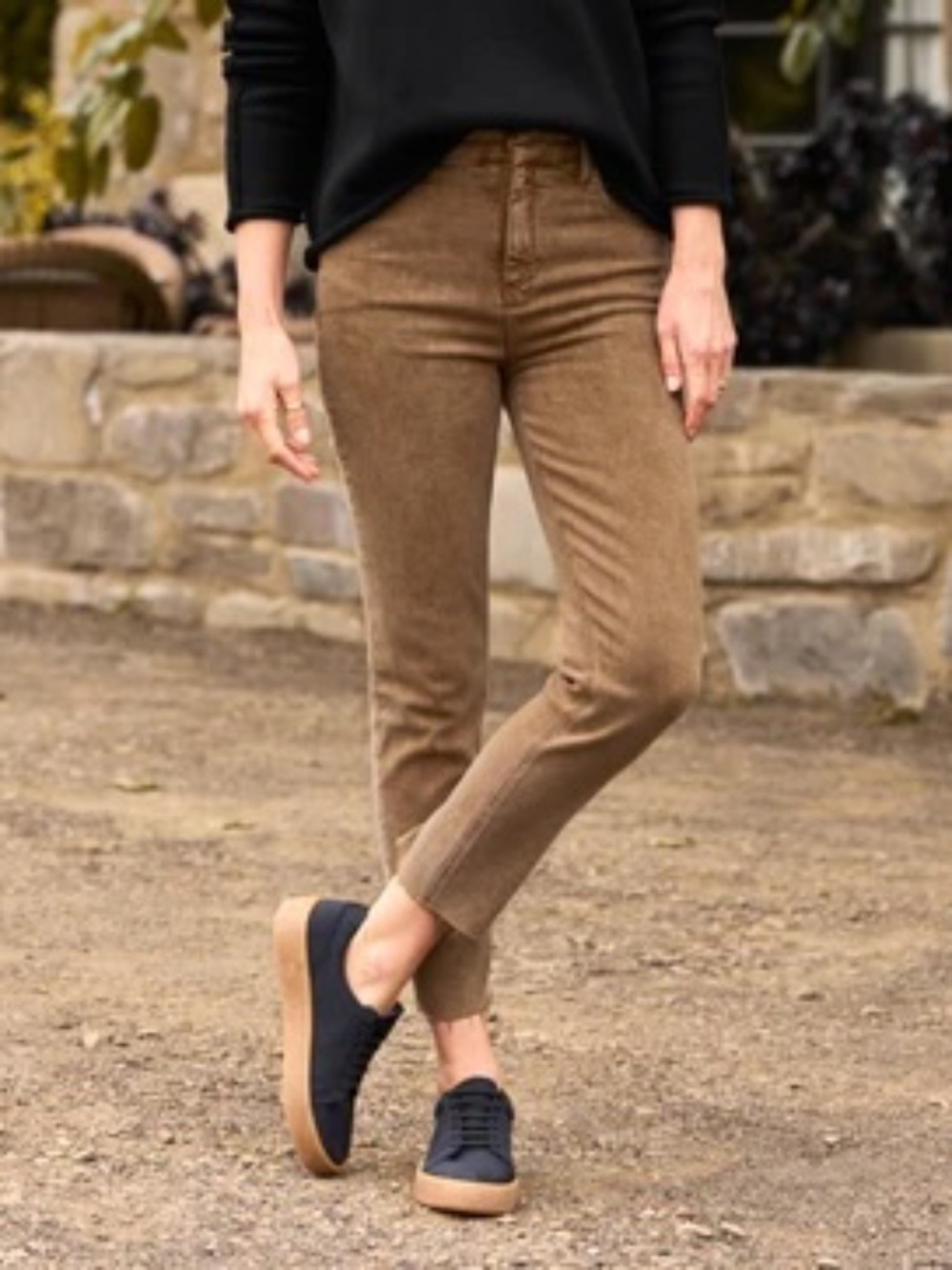 Frank & Eileen DERRY Italian Dream Denim  in Burnt Caramel